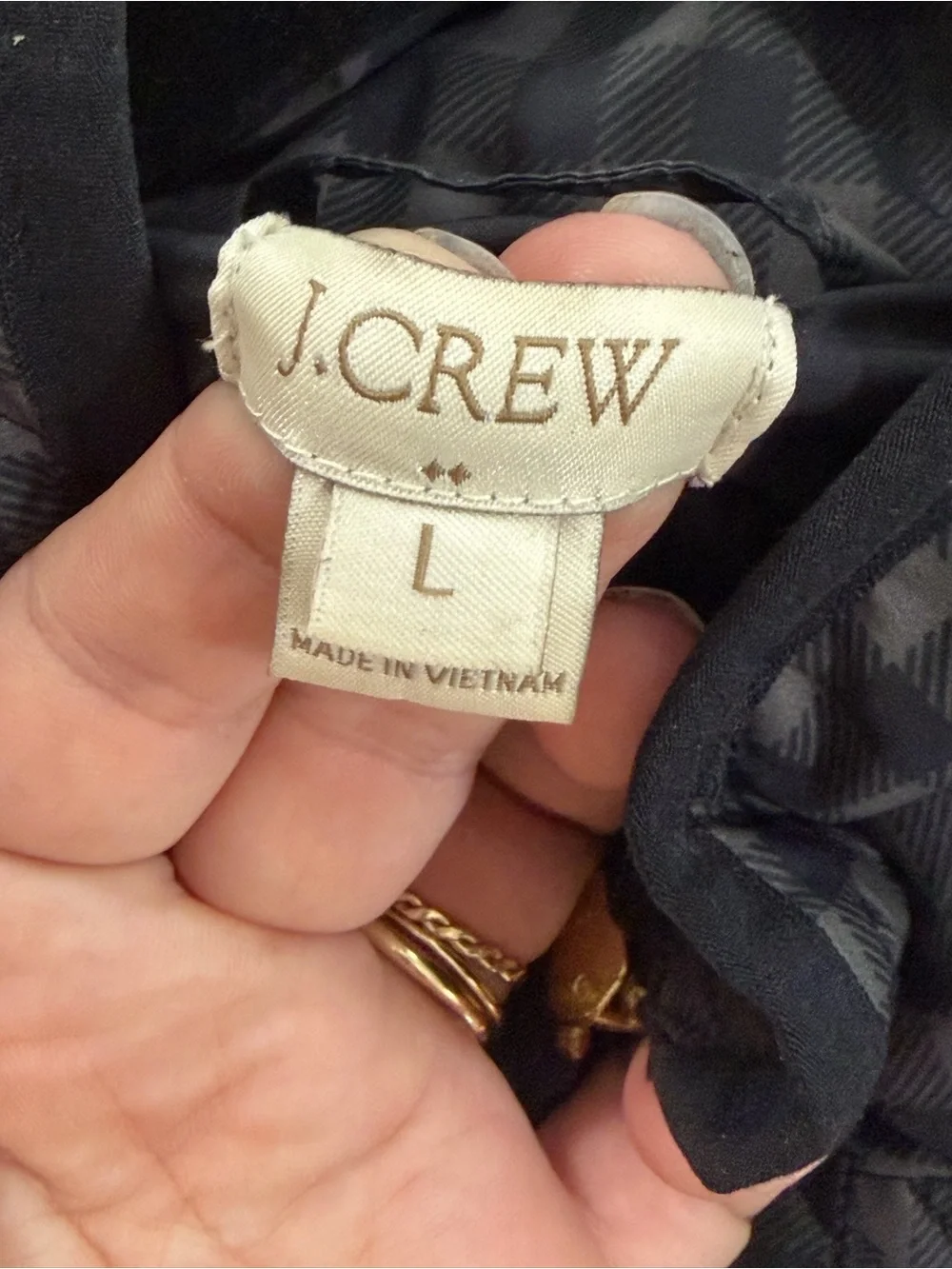 J. Crew sleeveless quilted